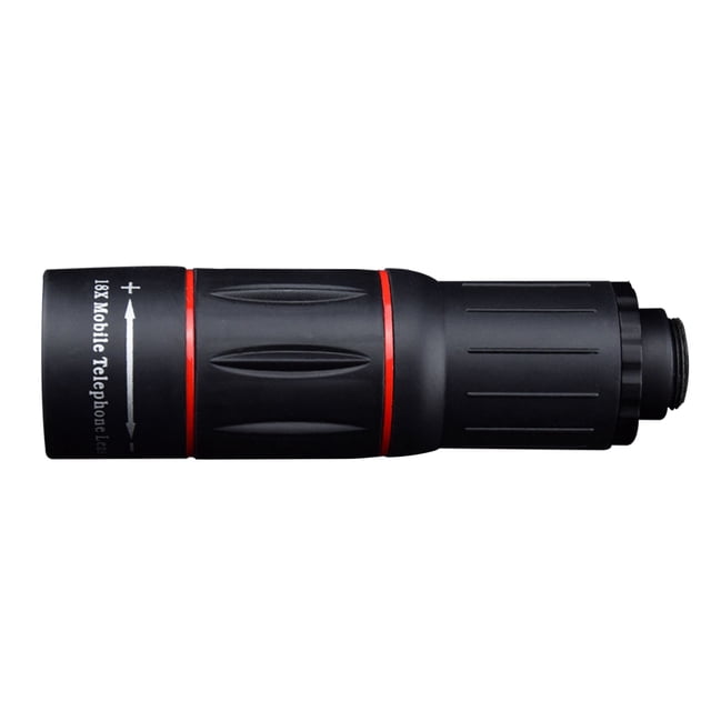 Bearachild Telescopio de fotografía para teléfono 18x ajustable externo de alta definición Monocular de viaje para teléfono inteligente observación al Teléfono y Comunicación