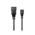 thumbnail image 2 of Monoprice 3-Prong Power Cord - 15 Feet - Black | IEC 60320 C20 to IEC 60320 C13, 14AWG, 15A, For Powering Computers, Monitors, 2 of 6