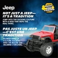 thumbnail image 4 of Motor Dayz Camion Jeep Wrangler télécommandé à l'échelle 1:10 , Rouge, 4 of 7