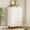 White, variant on Gaderth 5 Drawers Dresser for Bedroom, 48" Tall Modern Wooden Clothes Dresser with Large Wood Storage, Tall Wood Dresser with Handle for Living Room, Hallway