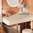 thumbnail image 2 of Organizador de Esquina para Mostrador de Baño, 2 Niveles, Organizador de Maquillaje, Bandeja de Perfume, Cosméticos Estante de Maquillaje para Tocador, Estante de Especias para Cocina, 2 of 7