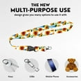thumbnail image 5 of Fashionable ID Badge Holder Set Colorful Floral Sunflower Printing Lanyard ID Card Sleeve with Telescopic Easy Pull Buckle, 5 of 6