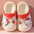 thumbnail image 1 of Sandalias de suela blanda de Hello Kitty Kawaii My Melody Kuromi EVA Baotou, zapatillas Anime Sanrio Girl Heart, bonitos zapatos con agujeros para niños, 1 of 4