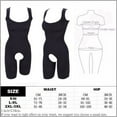 thumbnail image 4 of Corset Body Shaper Waist Trainer Shape-wear Butt Lifter Chest Full Slip Strappy-Backed,Khaki,L, 4 of 7