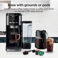 thumbnail image 4 of Ninja DualBrew Hot & Iced Coffee Maker, Single-Serve, compatible with K-Cups & 12-Cup Drip Coffee Maker CFP101, 4 of 10