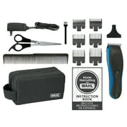Wahl Close Cut Pro Rechargeable Hair Clipper, 3x Closer Cutting , Black-Blue 3028787