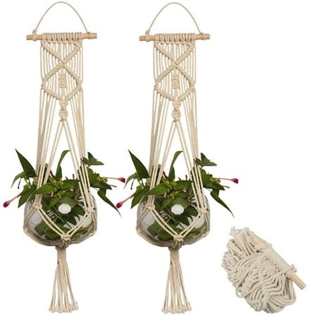 2 pack macrame plant