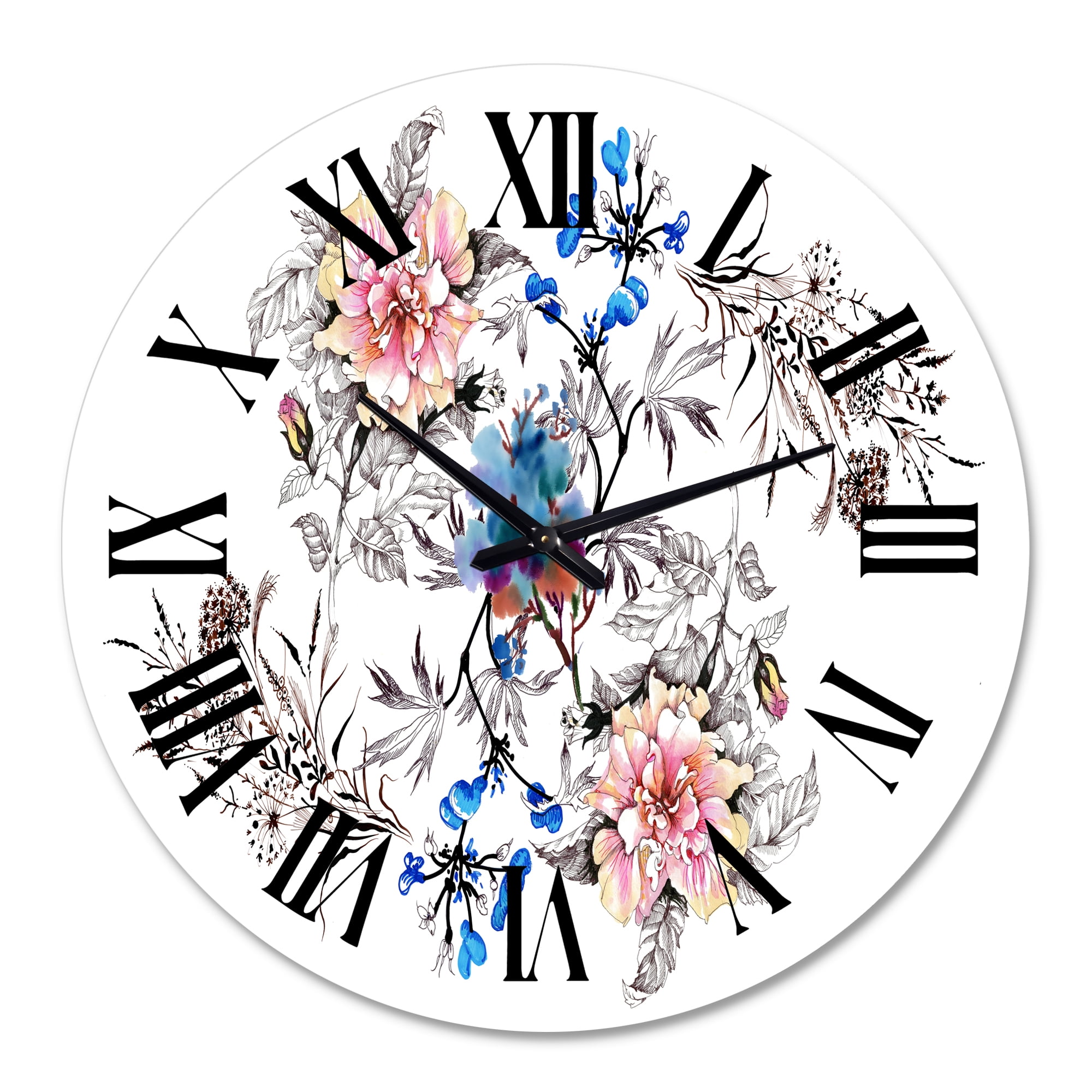 Designart 1 in Traditional Wall Clock