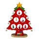 thumbnail image 1 of Árbol de Navidad Mini árbol de Navidad de madera con decoración colgante (rojo) Sailing Electrónica, 1 of 5