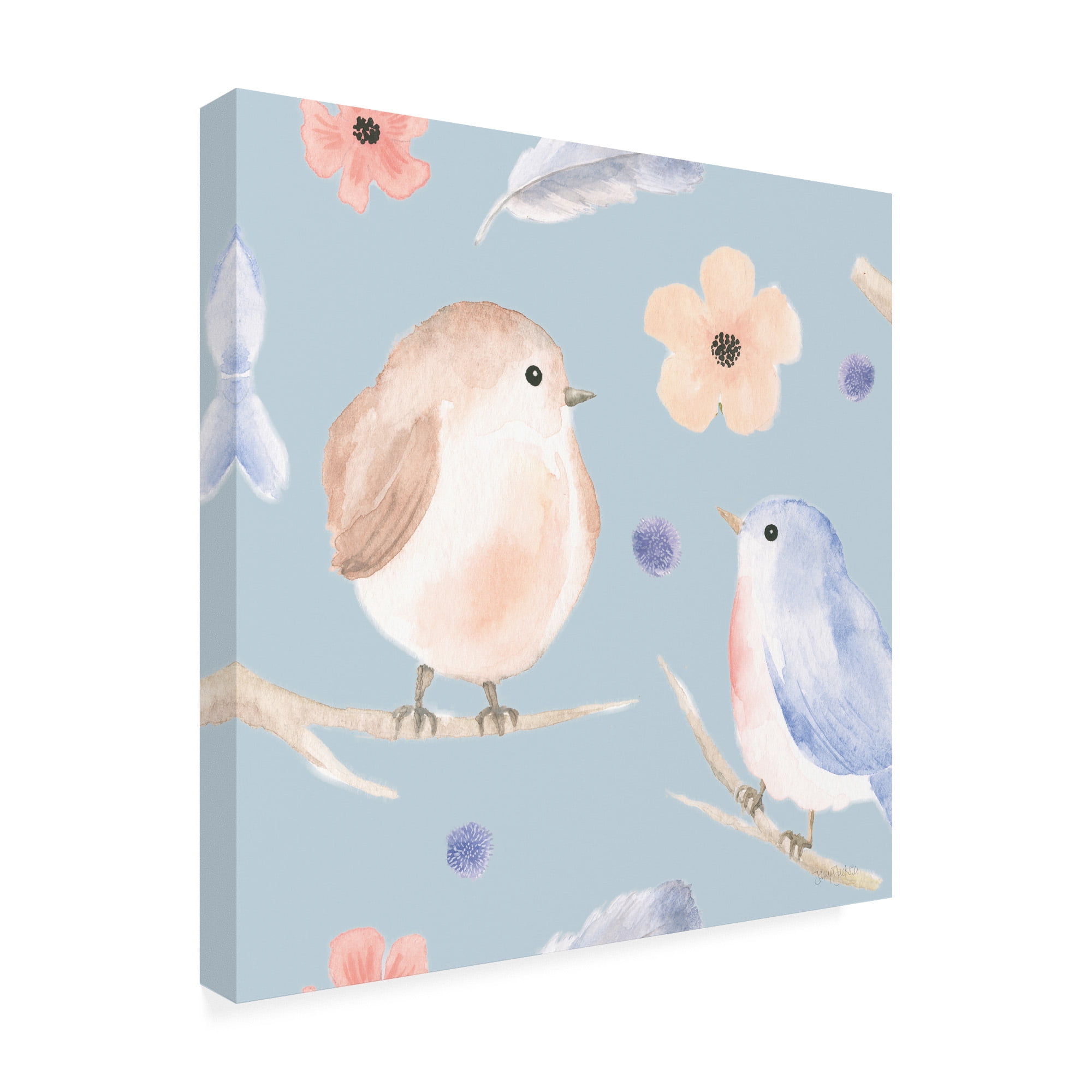 Trademark Fine Art 'Spring Sentiments pattern IA' Canvas Art by Jenaya Jackson