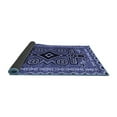 thumbnail image 2 of Ahgly Company Indoor Square Southwestern Blue Country Area Rugs, 7' Square, 2 of 4