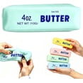 thumbnail image 4 of Crunchy Butter Squishy Asmr Bead Filled, Slow Rising Squeeze | 4oz Squeeze Stress Butter Stick Squishies Slow Rising Squeeze Portable Rebound Calming Anxiety Relief Tool for Adults, 4 of 8