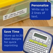 Brother P-Touch PT-D200G Label Maker with Tape, Easy-to-Use Home & Office Labeling Solution, 1 Piece