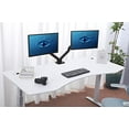 thumbnail image 5 of ApexDesk Elite Series 60" W Electric Height Adjustable Standing Desk (Memory Controller, 60" White Top, Off-White Frame), 5 of 5