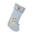 thumbnail image 2 of Kurt Adler 20" Fabric Babys 1st Xmas Pink Stocking, 2 of 2