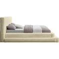 thumbnail image 5 of Bowery Hill Contemporary Textured Soft Cream Corduroy Queen Bed, 5 of 8