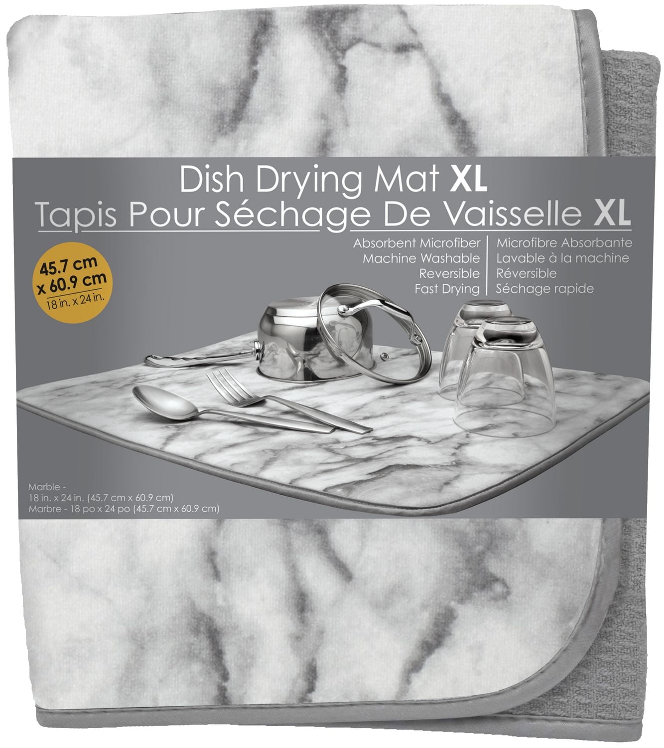 Fox Run XL Drying Mat Marble