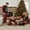 Style 5, variant on Christmas Family Pajamas Matching Set, Santa Claus Tree Print T-shirt with Pants Sleepwear Loungewear
