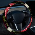 thumbnail image 2 of Mushroom 14.5 Inch Printing PVC Leather Car Wheel Cover Auto Accessories, 2 of 6