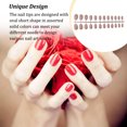 thumbnail image 4 of pitrice Nail Art Delicate Removable Artificial Tips Extension Fingernails Fashion Wraps Manicure Tools Decoration for Girls Type 1 Type 25, 4 of 6