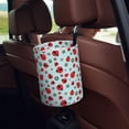 thumbnail image 5 of Wukai Ladybugs And Flowers 1 Print Car Trash Can - Easy to Clean Hanging Garbage Bin - Removable Liner - Leak-Car Garbage Can - Waterproof Trash Can for Car and SUV, 5 of 7