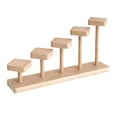 thumbnail image 4 of Tnarru Wooden Display Riser Collectibles Display Shelf Reusable Showcase Desktop Display Rack for Model Perfume Cosmetic Countertops F, 4 of 8