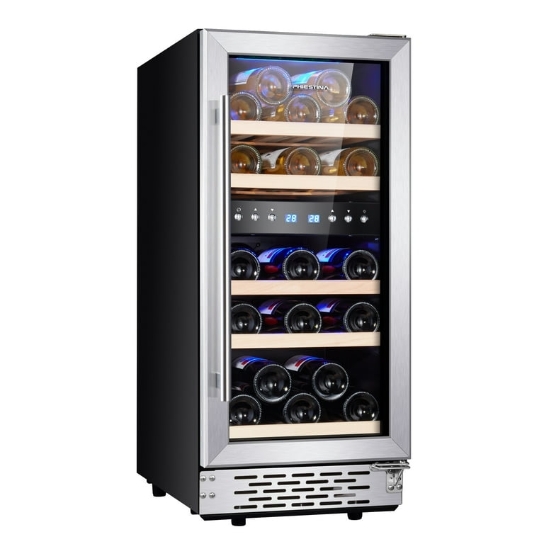Phiestina bottle dual zone on sale freestanding wine cooler