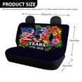 thumbnail image 4 of FUIALDOLG 250 Years Patriotic Full Wrap Car Seat Cover for Car Interior Automotive, Comfortable Rear Bench Seat Covers Stretch Car Back Seat Cover Protectors, 4 of 7