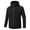 Black, variant on Brondbend Mens Waterproof Jacket Men's Fashion Casual Solid Color Pockets Zipper Jacket Long Sleeve HoodedCoat Plus Size Outdoor Hiking Travel Versatile,Black