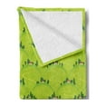 thumbnail image 2 of Rural Soft Flannel Fleece Throw Blanket, Italian Country House Hills Village Panorama on Mountains Meadow Tuscany Landscape, Cozy Plush for Indoor and Outdoor Use, 50" x 60", Multicolor, by Ambesonne, 2 of 5