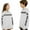 White#1, variant on SERTG Kids Valentine Funny Letter Print Hooded Sweatshirt Girls Long Sleeve Casual Solid Color Spring Fall Fleece-Lined Warm Top(Gray#1,5 Years)