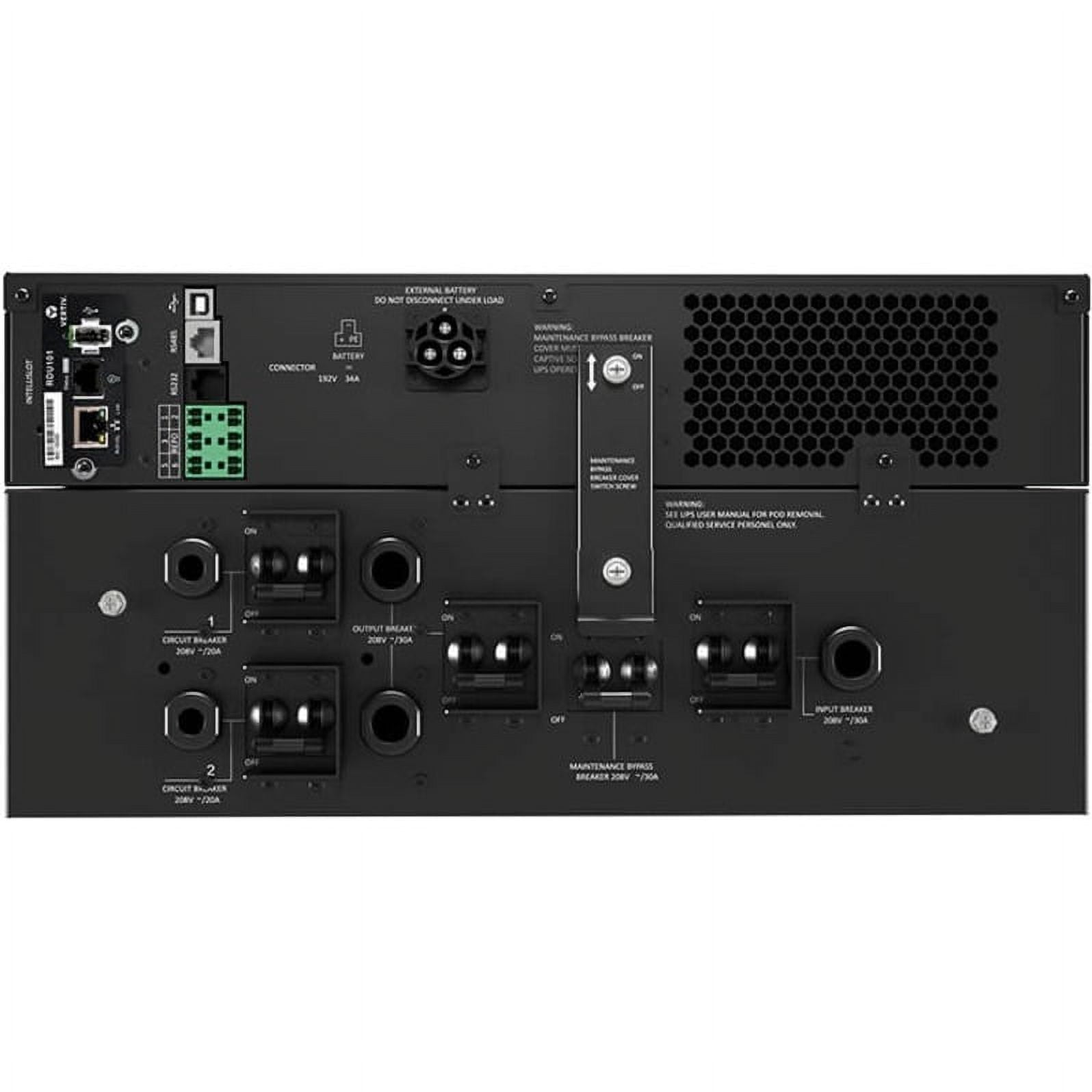 Vertiv Liebert GXT5 UPS - 4900VA/4600W 208V | Online Rack Tower Energy Star GXT5-6KL630RT5UXLN