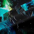 thumbnail image 5 of Manfei Wild Wolves Blackout Curtains,Dark Moon Woodland Curtains Pack of 2 (42x84 Each),Green Black, 5 of 7