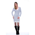 thumbnail image 2 of White Mark Universal 896-Grey-L Angora Sweater Dresss - Grey - Large, 2 of 5