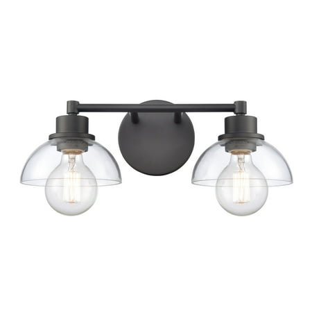 

Elk Home Julian 16 Wide 2-Light Vanity Light - Matte Black
