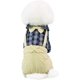 thumbnail image 3 of Camisa para Perro Ropa Camisa A Cuadros Pajarita Camisa Informal Fresco Verano Primavera Otoño Chaleco para Perro Pequeño Cachorro Azul Negro,S brillar Electrónica, 3 of 5