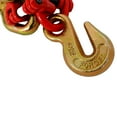 thumbnail image 2 of GVN J Hook Chain, 5/16 In X 10 Ft Bridle Tow Chain, G80 Bridle Transport Chain, Alloy Steel Chain With 2 G70 J Hooks, 9260 Lbs Break Strength Tow Hooks, 2 of 8