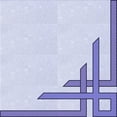 thumbnail image 1 of Ahgly Company Indoor Square Patterned Lavender Blue Area Rugs, 8' Square, 1 of 6
