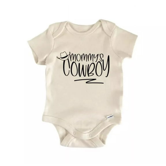 Mommy'S Cowboy Baby Boy Girl Clothes Infant Bodysuit Cute Newbornrnn Cute Baby Onesie, BABY BODYSUIT LAT 4424