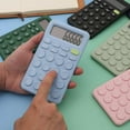 thumbnail image 3 of Bearachild Calculadora ABS para niños, pantalla Digital portátil reutilizable, pantalla de Color sólido, calculadoras de negocios alimentadas Juegos de teclado y mouse para computadora Blanco, 3 of 6