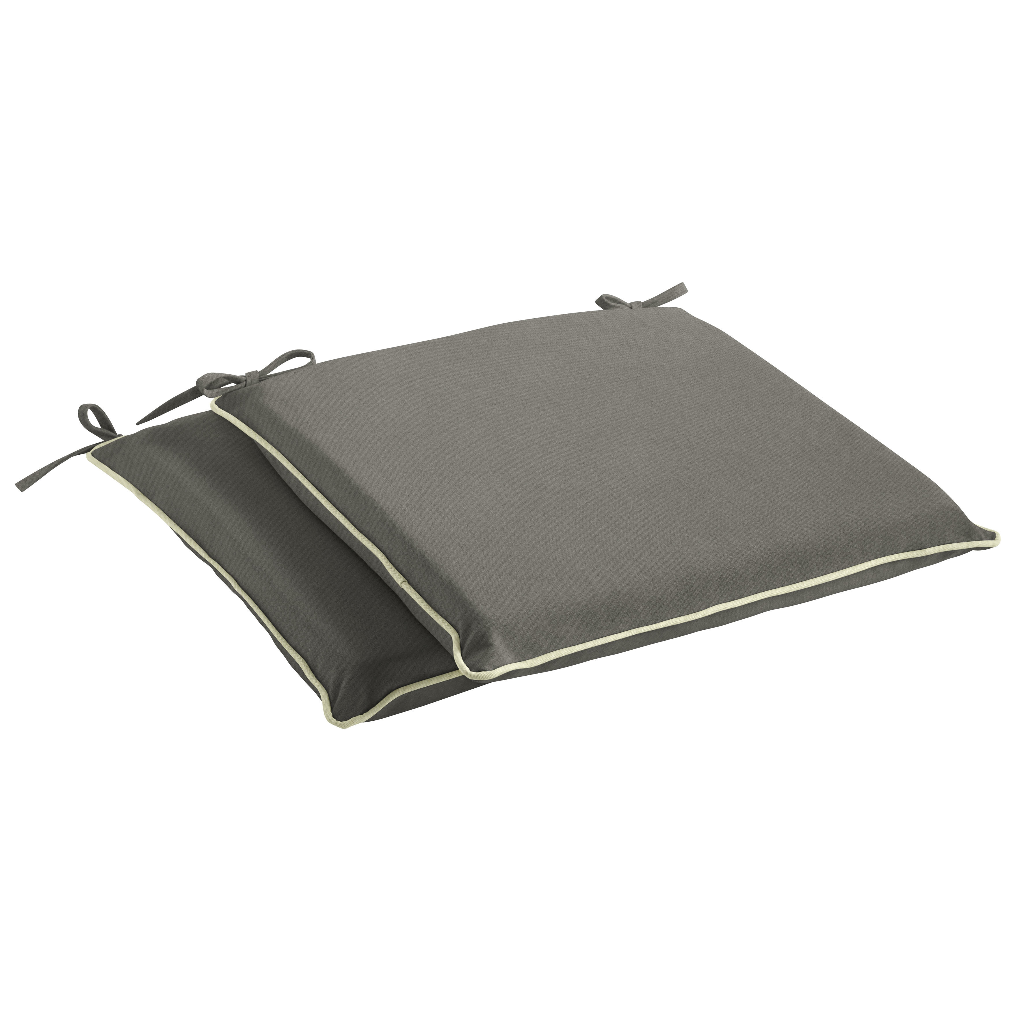 Humble and Haute Sunbrella Canvas Charcoal and Sunbrella Canvas Natural