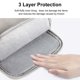 thumbnail image 3 of Funda para tableta Bearachild a prueba de polvo impermeable Gris claro, 3 of 6