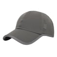 thumbnail image 2 of Quick Dry Hat Unstructured Athletic Baseball Cap Lightweight Running Golf Cap for Women Men, Dark Gray, 2 of 6