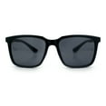 thumbnail image 5 of Mens Classic Rectangle Sporty Gentlemanly Plastic Fashion Sunglasses Shiny Black, 5 of 7