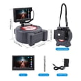 thumbnail image 6 of Soonbuy 100 ft Snake Sewer Camera, 9 Inch Touch HD Screen/Waterproof IP68/512Hz Locator/16 GB SD Card,Black, 6 of 7