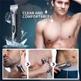 thumbnail image 5 of KENSEN Electric Body Groin Hair Trimmer Balls Shaver Pubic Hair Grommer Waterproof Wet/Dry Hair Clippers(Gray), 5 of 7