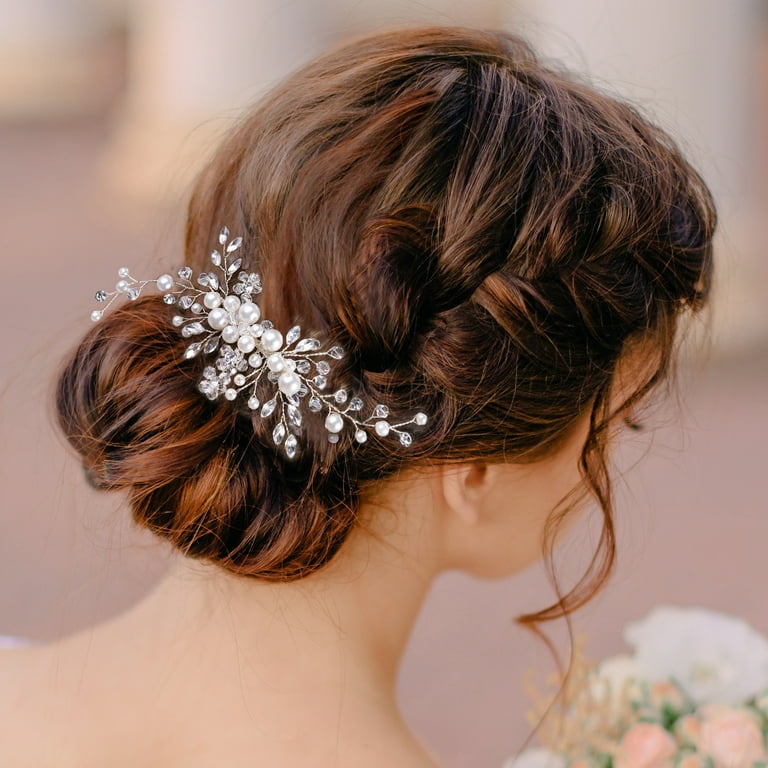 Sparkly hair 2024 pins wedding