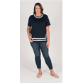thumbnail image 2 of Josie Short Sleeve Top with Trim, 2 of 3