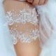 thumbnail image 1 of Liga de novia, cinturón para piernas, Liga Floral de flores, Liga de hoja de encaje para boda nupcial, 1 of 5
