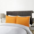 thumbnail image 2 of Porch & Den  Manor Embroidered Pillow Sham (Set of 2) Turmeric 20 x 26 +2, 2 of 5